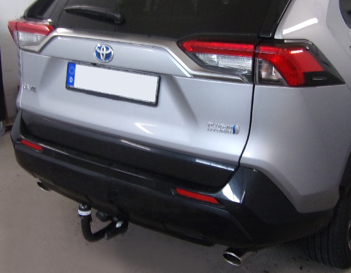 Anhängerkupplung für Toyota RAV 4 V (XA), spez. Hybrid, Fzg. mit sensorgesteuerter Heckklappe 2019- - V-abnehmbar