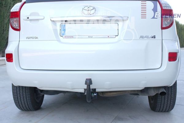 Anhängerkupplung für Toyota-RAV 4 III (XA3) Fzg. m. Nummernschild im Stossfänger, Baujahr 2009-2012