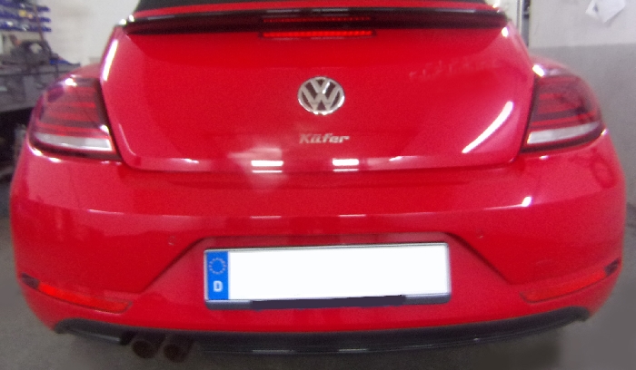 Anhängerkupplung für VW Beetle Cabrio, incl. R-line, 5C, nur für Heckträgerbetrieb 2011- - V-abnehmbar
