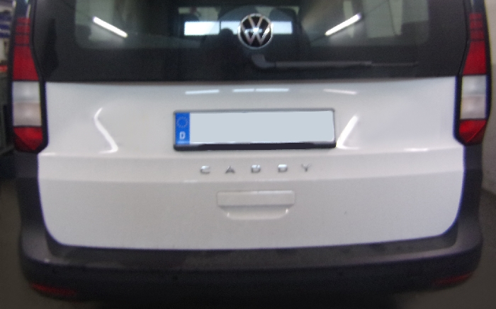 Anhängerkupplung für VW Caddy V, Kasten/ Bus/ Kombi, spez. Adblue, ohne Elektrosatzvorbereitung 2020- - V-abnehmbar