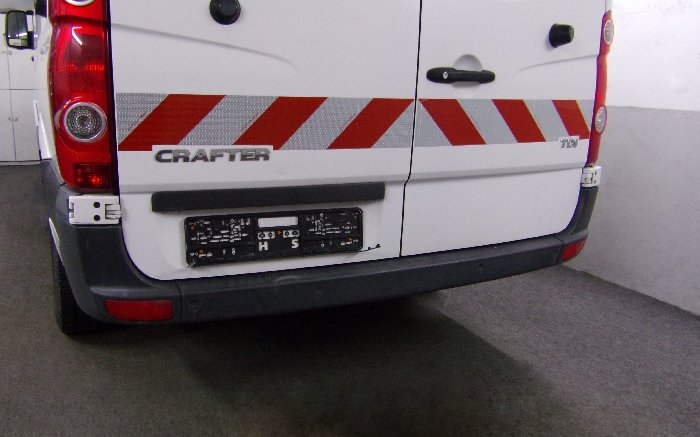 Anhängerkupplung für VW Crafter I 30-35, Kasten, Radstd. 3665mm, Fzg. ohne Trittbrettst. 2006-2017 - starr