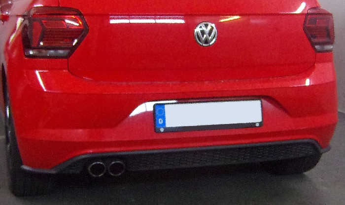 Anhängerkupplung für VW Polo (AW) Schrägheck, spez. GTI 2021- - V-abnehmbar