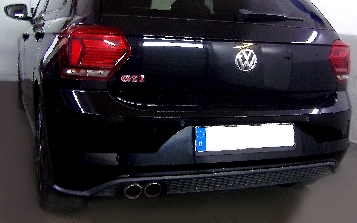 Anhängerkupplung für VW Polo (AW) Schrägheck, spez. GTI 2017-2021 - V-abnehmbar