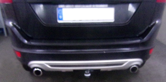Anhängerkupplung für Volvo XC 60 spez. R-Design, incl. Abdeckung schwarz 2014-2017 - V-abnehmbar 45 Grad