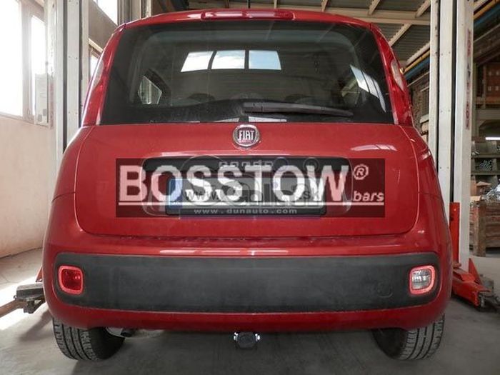 Anhängerkupplung für Fiat-Panda - 2012- nicht 4x4, nicht Gasantrieb, bitte vorab Fzg. auf Anhängelastfreigabe prüfen Ausf.:  horizontal