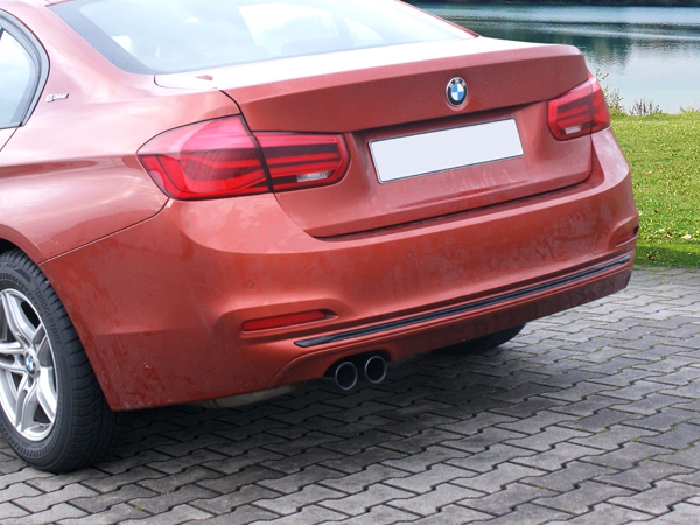 Anhängerkupplung für BMW-3er Limousine F30, spez. 330e, nur für Heckträgerbetrieb, Baujahr 2014-2018 Ausf.: V-abnehmbar