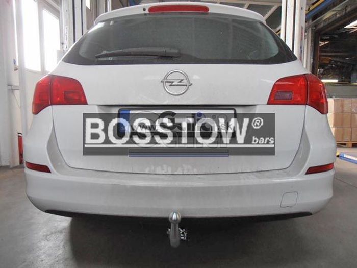 Anhängerkupplung für Opel-Astra - 2012- J, Stufenheck Ausf.:  horizontal