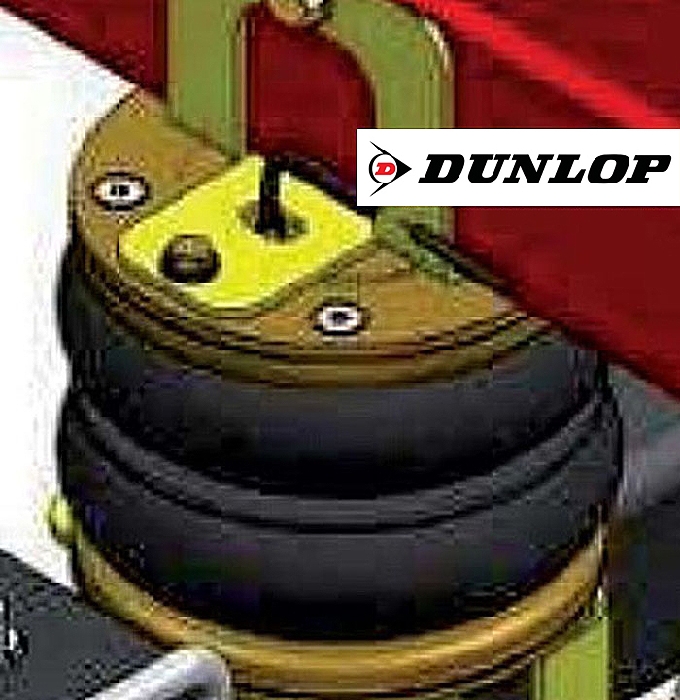 ( LF3) Ersatz- Luftbalg ( Luftfederbalg ) Dunlop 01608 Zweifaltenbalg 170/2 Standard