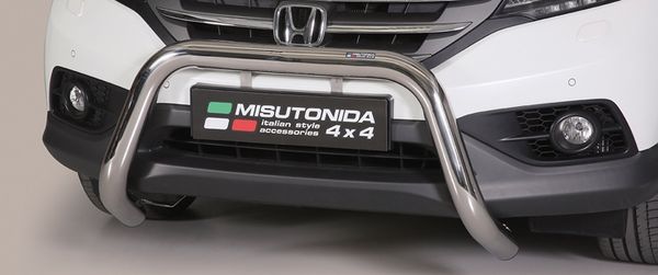 Frontschutzbügel Kuhfänger Bullfänger Honda CR-V 2013-2016, Super Bar 76mm Edelstahl Omologato Inox
