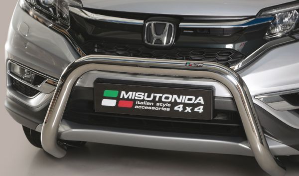 Frontschutzbügel Kuhfänger Bullfänger Honda CR-V 2016-, Super Bar 76mm Edelstahl Omologato Inox