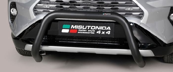 Frontschutzbügel Kuhfänger Bullfänger Toyota RAV4 Hybrid 2019-, Super Bar 76mm schwarz pulverbeschichtet