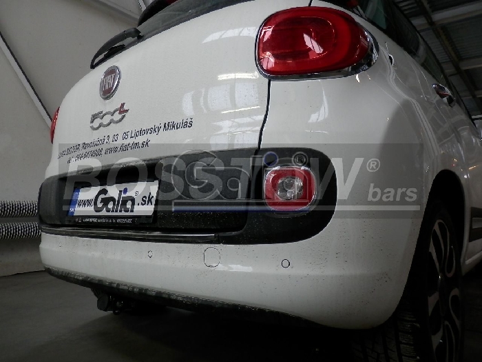 Anhängerkupplung für Fiat-500 L Trekking, Baujahr 2012-2014 Ausf.: abnehmbar