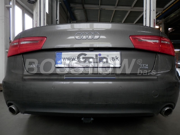 Anhängerkupplung für Audi-A6 Avant - 2012-2014 4GH/4G, Allroad Quattro Ausf.:  horizontal