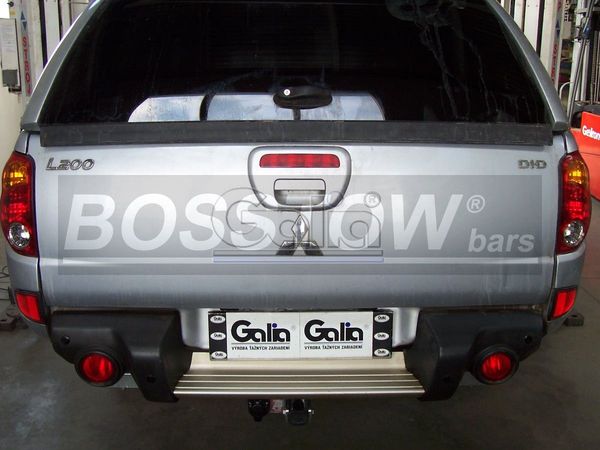 Anhängerkupplung für Mitsubishi-L200 - 2006-2009 4WD, Fzg. ohne Stossstange Ausf.:  horizontal
