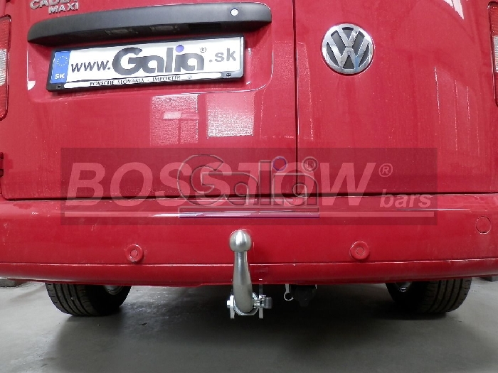 Anhängerkupplung für VW Caddy III, IV, Cross 2013-2015 - abnehmbar