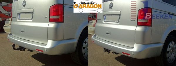 Anhängerkupplung für VW Transporter T5, Kasten Bus Kombi, inkl. 4x4, spez. California 2009-2015 - abnehmbar