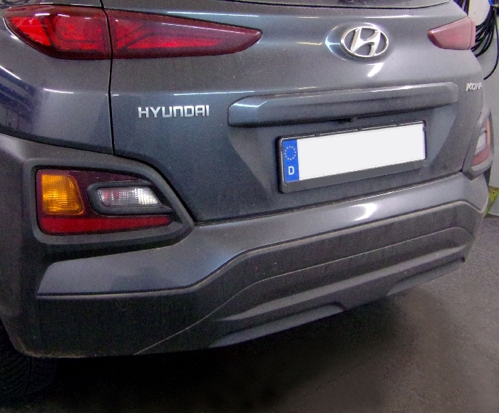 Anhängerkupplung für Hyundai-Kona Fzg. ohne E-satz Vorbereitung, nicht AdBlue, nicht Hybrid - 2017-