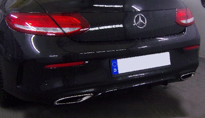 Anhängerkupplung Mercedes-C-Klasse Coupe C205, spez. m. AMG Sport o. Styling Paket, 2016-2018, V-abnehmbar