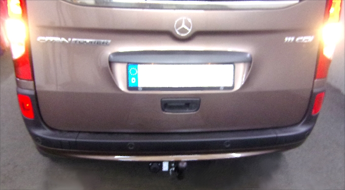 Anhängerkupplung für Mercedes-Citan W415, Lang 4321mm, Extralang 4705mm - 2012-