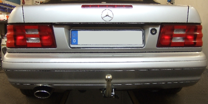 Anhängerkupplung Mercedes-SL R129, 280SL, 300, 300SL 24, 500SL, Baujahr 1989-1999 Ausf.:  horizontal