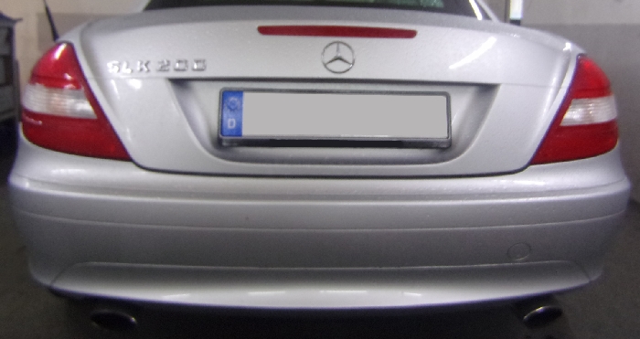 Anhängerkupplung Mercedes-SLK R171, nur für Heckträgerbetrieb, Baujahr 2004- Ausf.:  vertikal