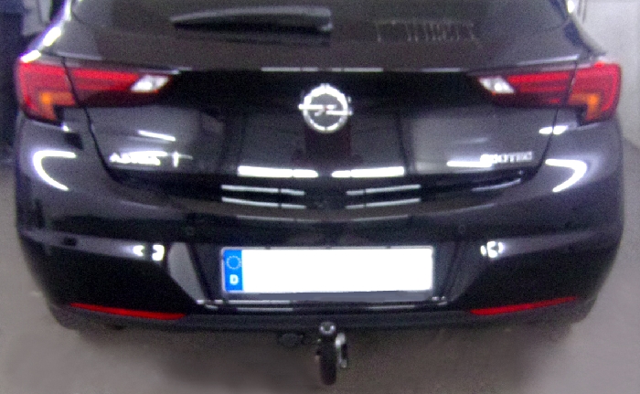 Anhängerkupplung Opel-Astra K, Fließheck - 2015-