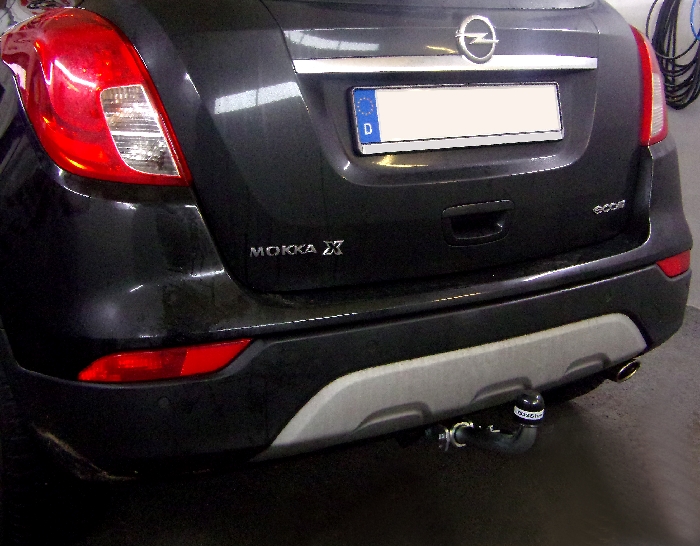 Anhängerkupplung für Opel-Mokka X - 2016-2020 nicht für Fzg. mit Fahrradträgersystem Flex-Fix, ohne Elektrosatzvorb. Ausf.:  horizontal