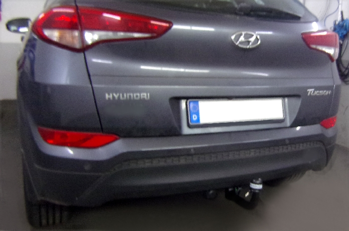 Anhängerkupplung für Hyundai-Tucson NX4, spez. Hybrid, ohne Elektrosatzvorbereitung, Baujahr 2020- Ausf.: V-abnehmbar