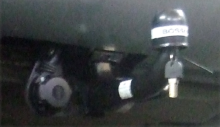 Anhängerkupplung für Jaguar-XJ XJ Serie X 350, für Fzg. mit dem Kennzeichen in der Heckklappe, Baujahr 2003-2009