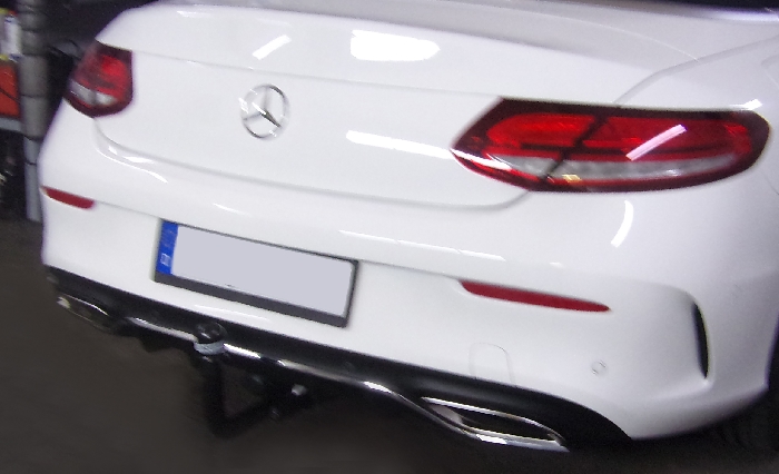 Anhängerkupplung für Mercedes C-Klasse Cabrio A205, spez. m. AMG Sport o. Styling Paket 2018- - V-abnehmbar
