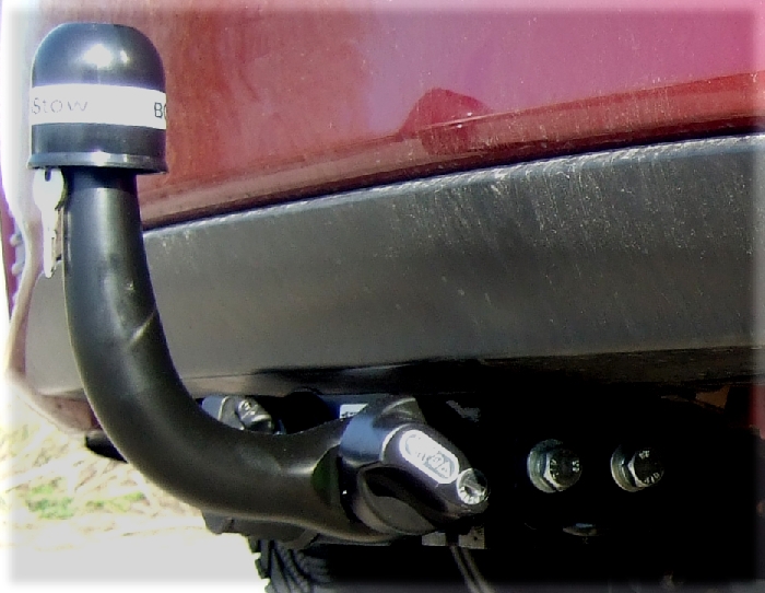 Anhängerkupplung für Toyota-Yaris Fließheck, speziell Hybrid, nur für Heckträgerbetrieb, Baujahr 2014-2020