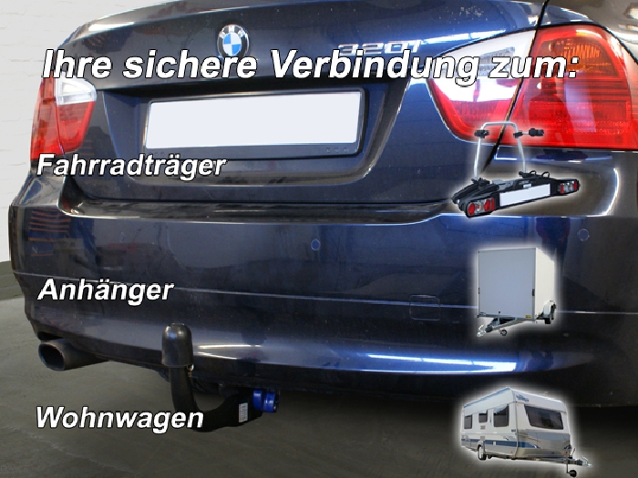 Anhängerkupplung für BMW 3er Limousine E90 2005-2010 - V-abnehmbar