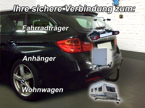 Anhängerkupplung für BMW 3er Touring F31, spez. M- Performance 2012-2014 - V-abnehmbar