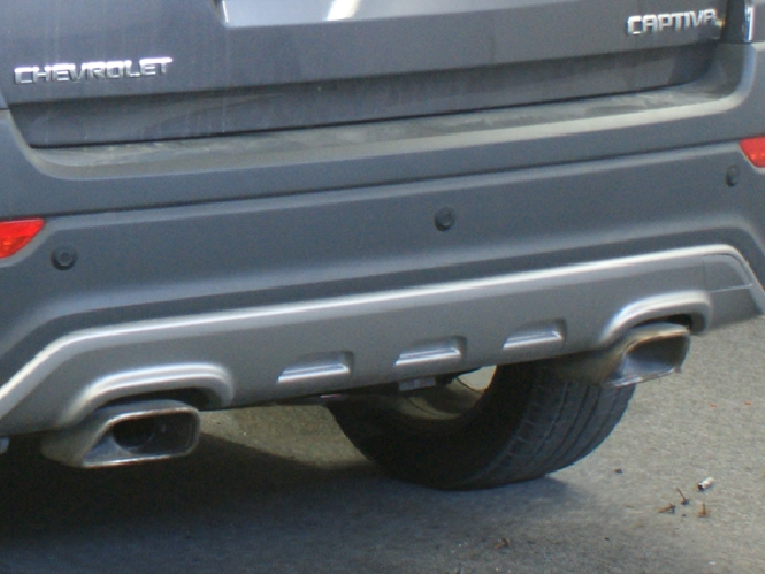 Anhängerkupplung für Chevrolet Captiva Fzg. ohne Elektrosatz Vorbereitung 2013- - V-abnehmbar