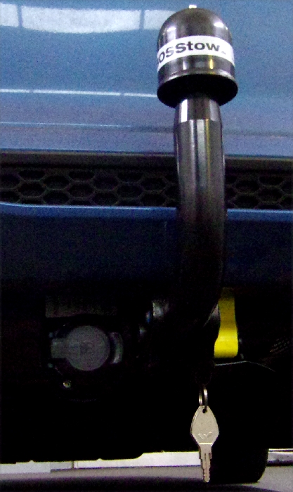Anhängerkupplung für Ford-Fiesta Fließheck, VIII, spez. ST, nur für Heckträgerbetrieb, Baujahr 2018- Ausf.: V-abnehmbar