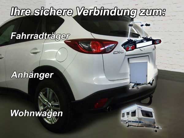 Anhängerkupplung für Mazda-CX-5 ohne Adblue, Baujahr 2017-2021