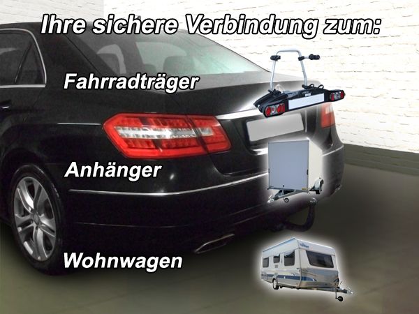 Anhängerkupplung für Mercedes E-Klasse Limousine W 212, nicht Erdgas (Natural Gas) 2009-2011 - V-abnehmbar