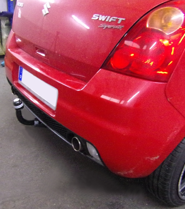 Anhängerkupplung für Suzuki Swift Fließheck (MZ) Sport 2 WD 2005-2010 - abnehmbar